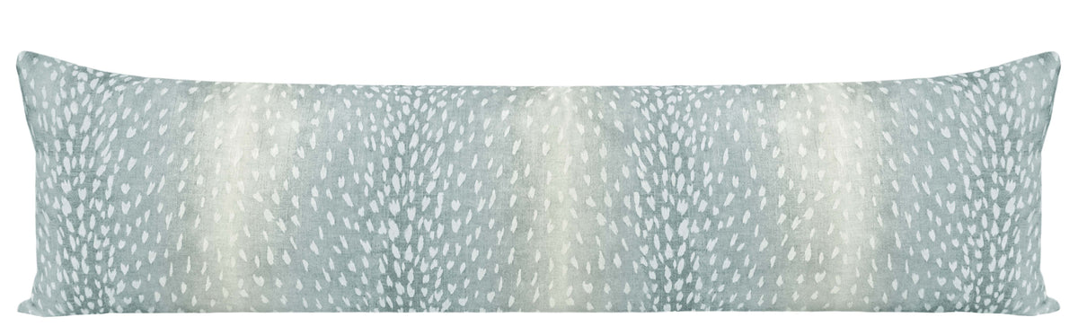 THE XL LUMBAR :: ANTELOPE LINEN PRINT // SPA BLUE