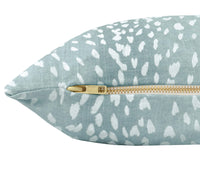 THE XL LUMBAR :: ANTELOPE LINEN PRINT // SPA BLUE