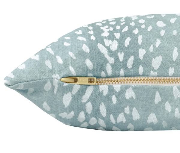 THE XL LUMBAR :: ANTELOPE LINEN PRINT // SPA BLUE