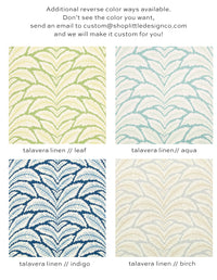 TALAVERA LINEN // LEAF