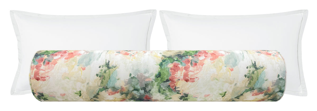 THE BOLSTER :: WATERCOLOR FLORAL // FERN