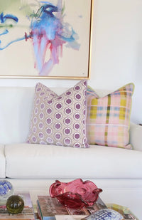 PAIR OF 20" TIANA // GLYCINE BLANC + MINERAL REVERSE & BUTTERFLY FLANGE | MANUEL CANOVAS