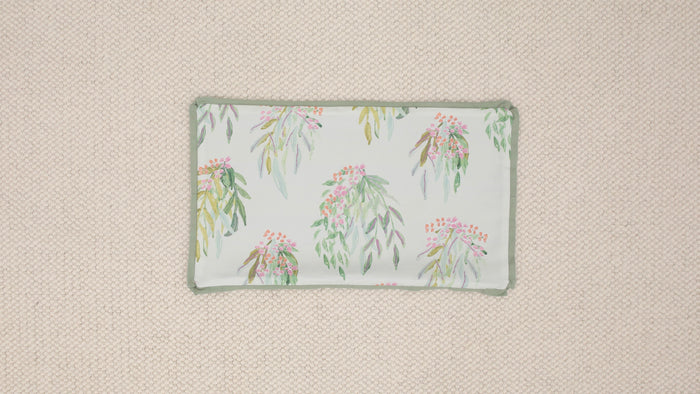 14" X 24" LULIE WALLACE // LARA WITH EUCALYPTUS REVERSE AND BUTTERFLY FLANGE | SPRING SALE