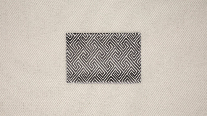 15" X 22" ROMAN CUT VELVET // GRAPHITE [SPRING SALE]