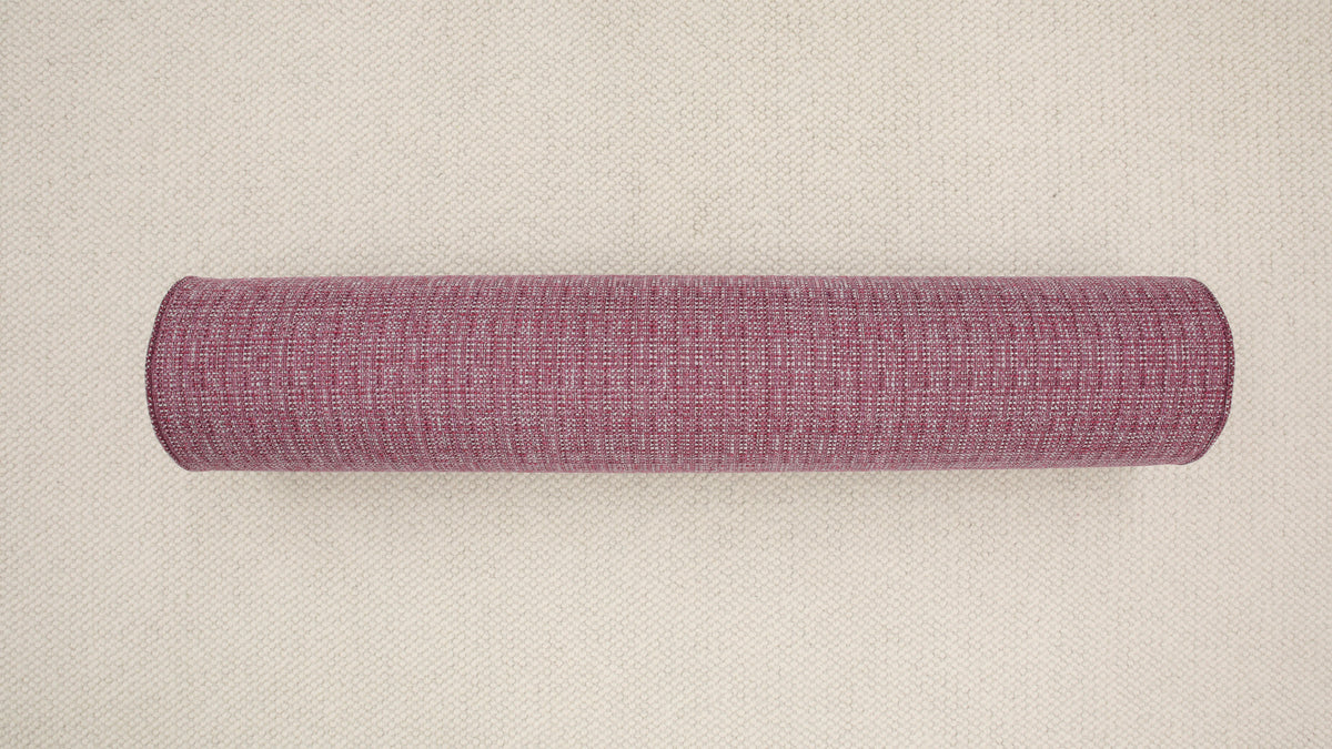 9" X 48" BOLSTER : HEPBURN TWEED // ORCHID | SUMMER SALE
