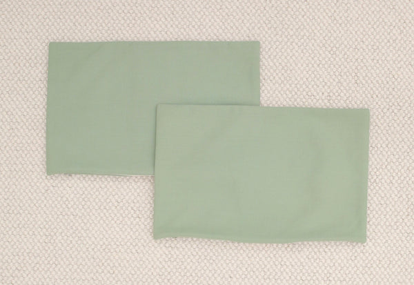 PAIR OF 12" X 18" CLASSIC LINEN // EUCALYPTUS + TRELLIS TRIM // NATURAL | SUMMER SALE