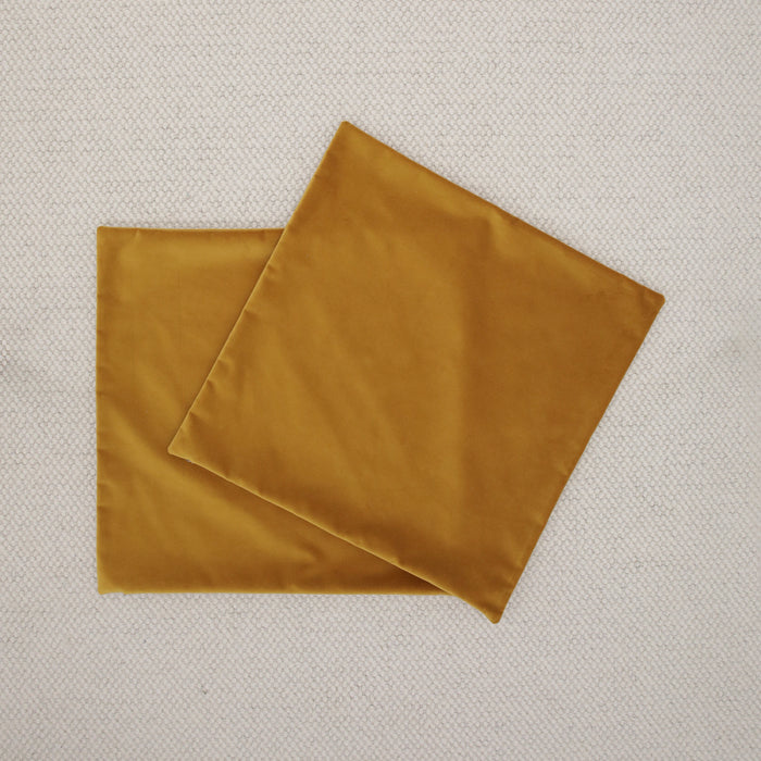 PAIR OF 22" SONOMA VELVET // MARRAKESH GOLD