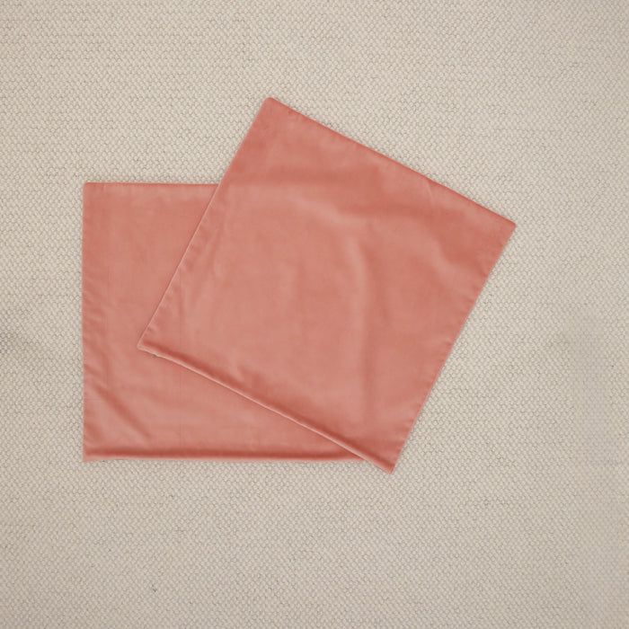 PAIR OF 22" CLASSIC VELVET // BLUSH
