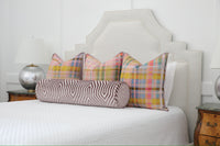 9" X 36" BOLSTER : VANDERBILT VELVET // LILAC | SCHUMACHER [SPRING SALE]