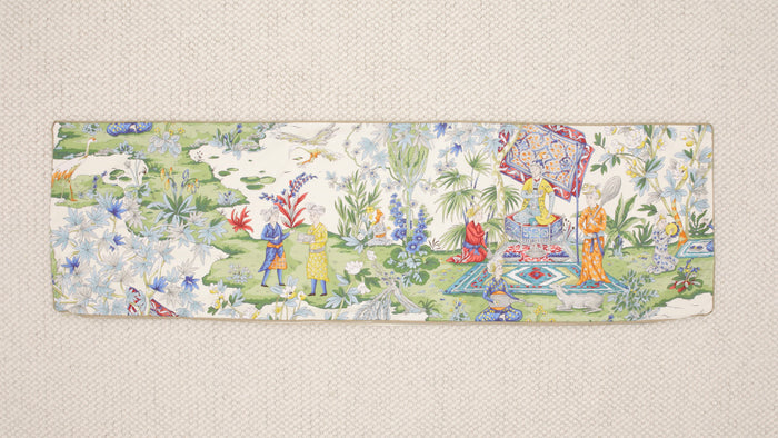 14" X 48" LODI GARDEN // IVORY + BRASS CORDING | BRUNSCHWIG & FILS [SPRING SALE]