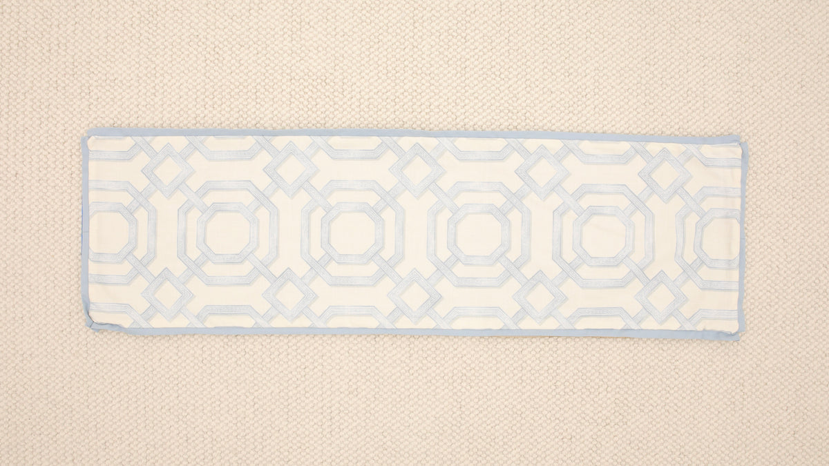 14" X 48" LATTICE // POWDER BLUE + POWDER BLUE REVERSE & BUTTERFLY FLANGE [SPRING SALE]