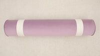 9" X 48" BOLSTER : MELROSE VELVET // LAVENDER + TRELLIS TRIM // BONE [SPRING SALE]