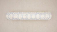 9" X 48" BOLSTER : LATTICE PRINT // POWDER BLUE [SPRING SALE]