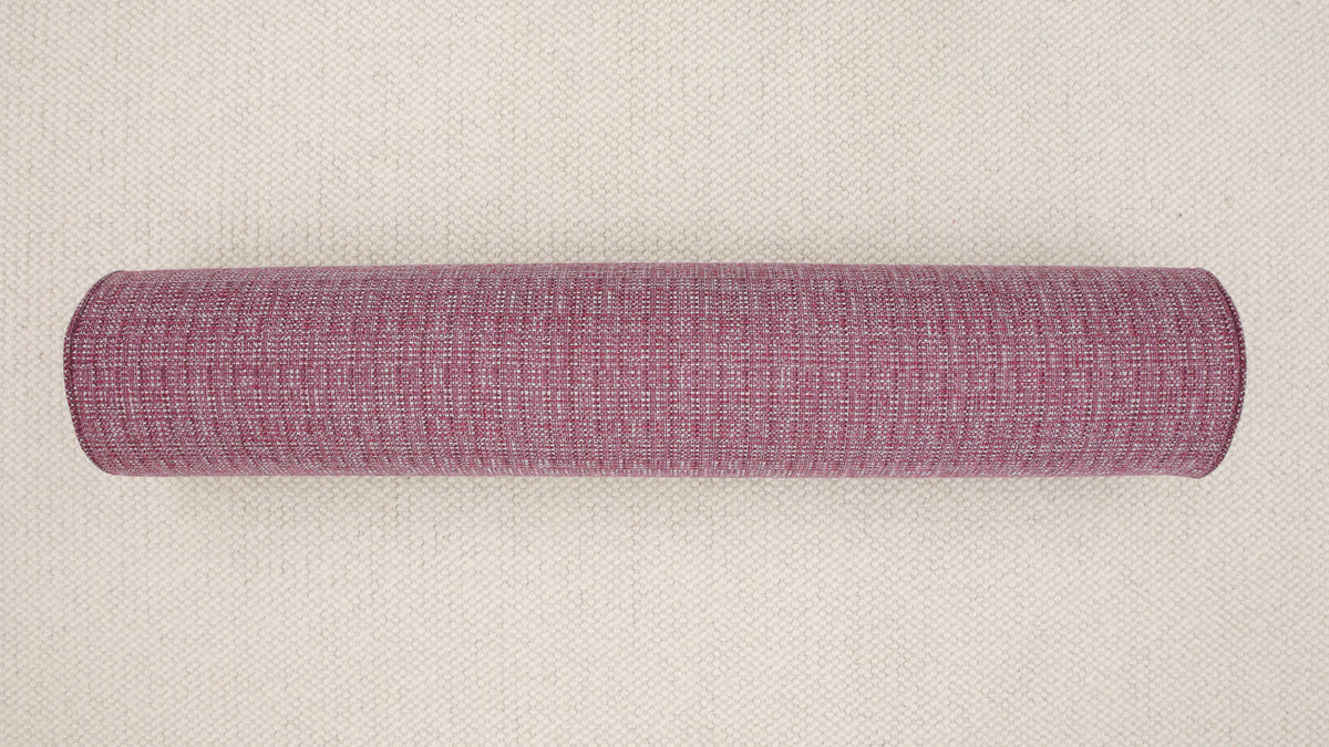 9" X 48" BOLSTER : HEPBURN TWEED // ORCHID [SPRING SALE]