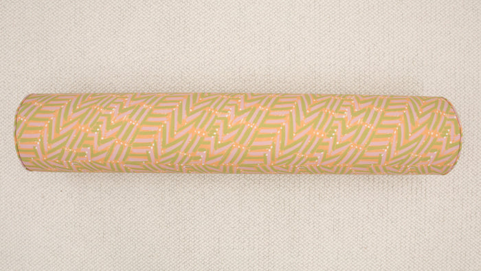 9" X 48" BOLSTER : V DOTS // AUTUMN | TEIL TEXTILES [SPRING SALE]