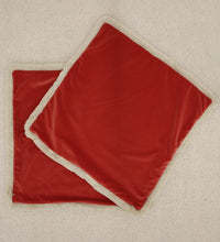 PAIR OF 26" X 26" SIGNATURE VELVET // RHUBARB | SUMMER SALE