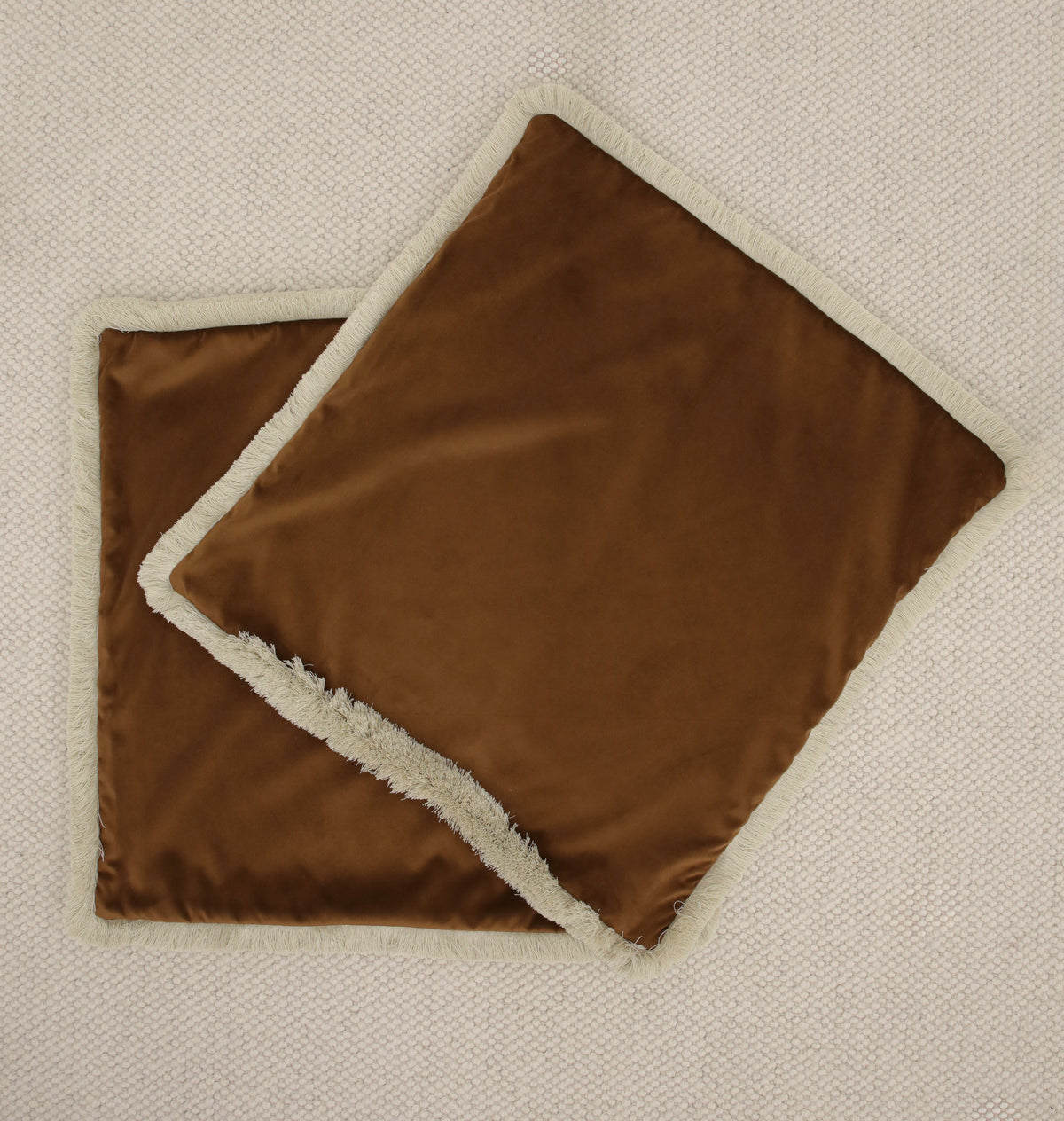 PAIR OF 26" X 26" SOCIETY VELVET // SABLE | SUMMER SALE