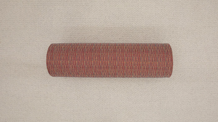 9" X 36" BOLSTER : HEPBURN TWEED // REDS & BLUES | SUMMER SALE