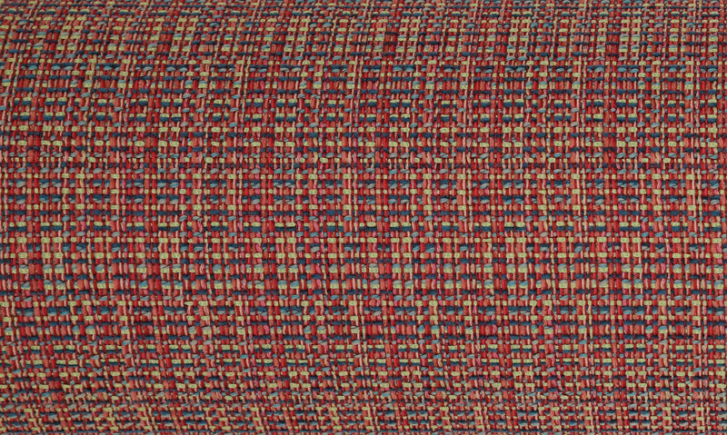 9" X 30" BOLSTER : HEPBURN TWEED // REDS & BLUES | SUMMER SALE