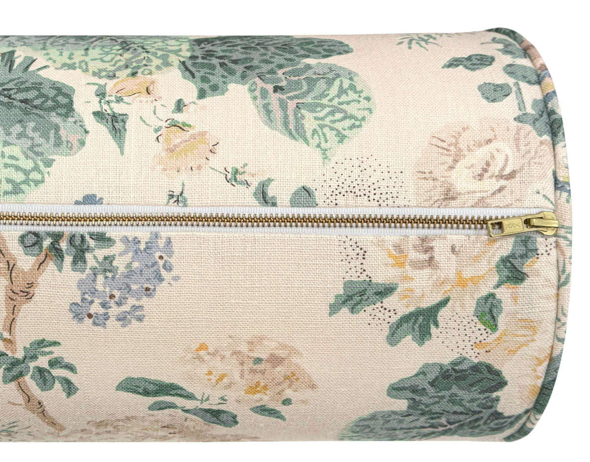 THE BOLSTER :: ALTHEA LINEN PRINT // CITRON | LEE JOFA