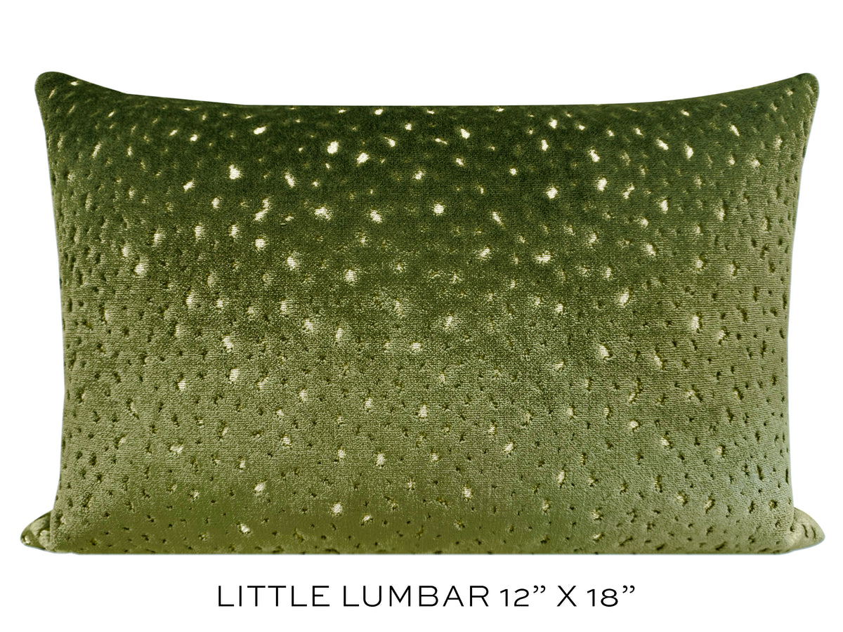 ANTELOPE CUT VELVET // OLIVE