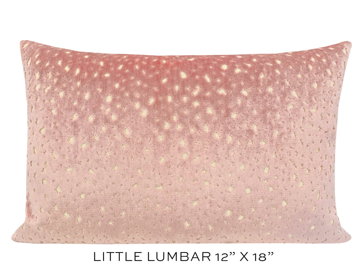 ANTELOPE CUT VELVET // PINK PEONY