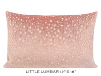 ANTELOPE CUT VELVET // PINK PEONY