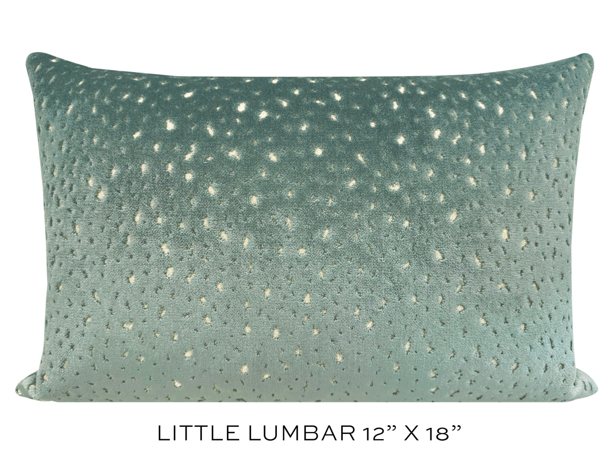 ANTELOPE CUT VELVET // TURKISH BLUE