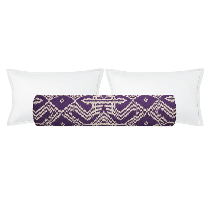 THE BOLSTER :: ASAKA IKAT // VIOLET