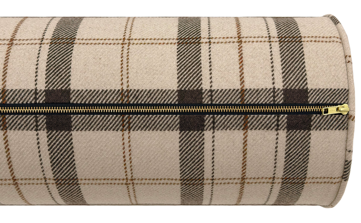 THE BOLSTER :: BERKSHIRE PLAID // SABLE