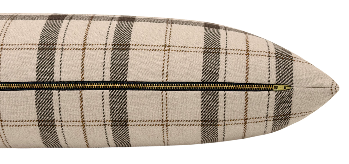 THE XL LUMBAR :: BERKSHIRE PLAID // SABLE