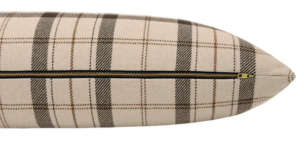 THE XL LUMBAR :: BERKSHIRE PLAID // SABLE