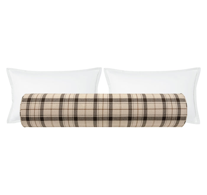 THE BOLSTER :: BERKSHIRE PLAID // SABLE