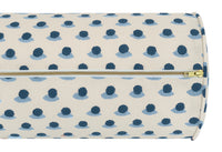 THE BOLSTER :: BERRY HAND BLOCK PRINT // INDIGO & SKY | SCHUMACHER