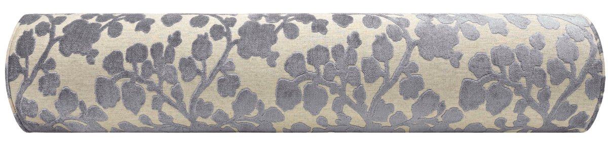 THE BOLSTER :: BLOSSOM CUT VELVET // CHROME