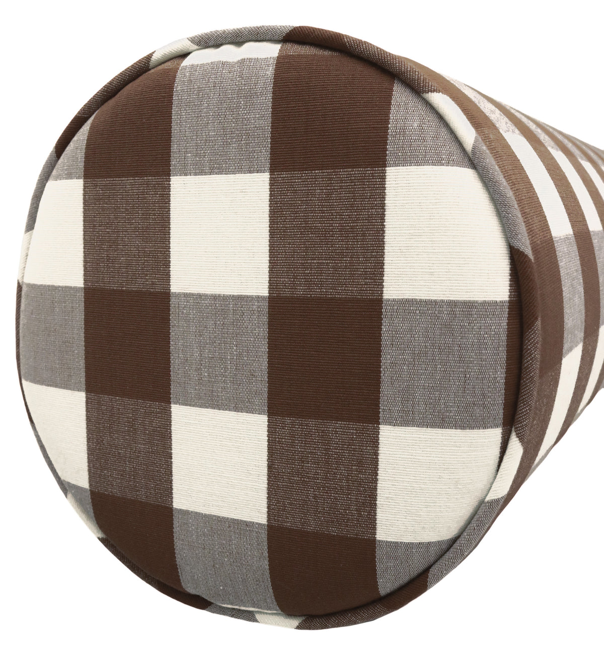 THE BOLSTER :: CHARLESTON CHECK // CHOCOLATE