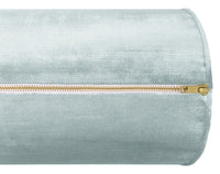 THE BOLSTER :: FAUX SILK VELVET // MINERAL