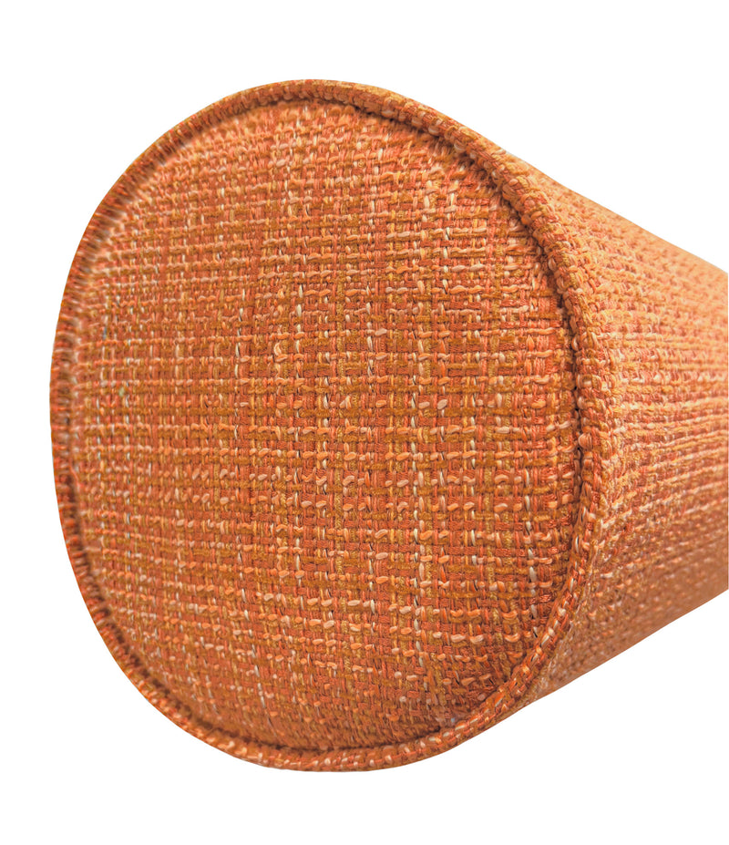 THE BOLSTER :: HEPBURN TWEED // TANGERINE