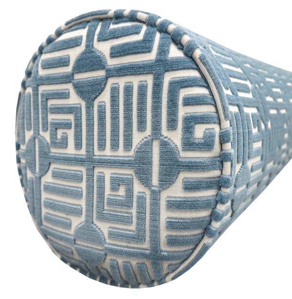 THE BOLSTER :: LABYRINTH VELVET // BLUE | THIBAUT