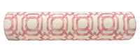 THE BOLSTER :: LATTICE PRINT // ROSE PINK