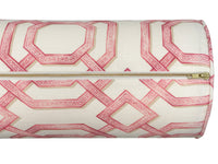 THE BOLSTER :: LATTICE PRINT // ROSE PINK