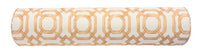 THE BOLSTER :: LATTICE PRINT // TANGERINE