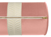 THE BOLSTER :: MELROSE VELVET // BLUSH + TRELLIS TRIM // BONE