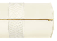 THE BOLSTER :: MELROSE VELVET // BONE + TRELLIS TRIM // BONE