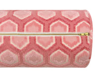 THE BOLSTER :: MIA CUT VELVET // PINK PEONY