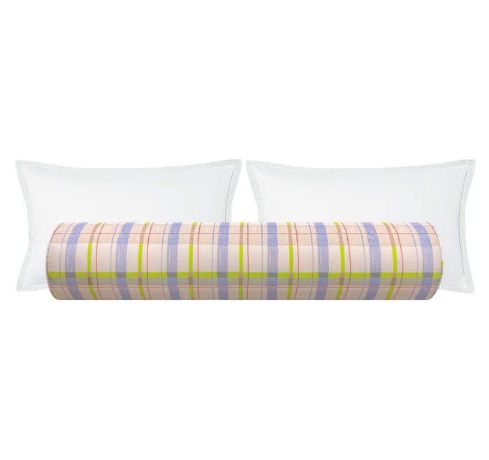 THE BOLSTER :: PLAID // GRAPE | TEIL TEXTILES