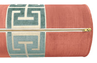 THE BOLSTER :: STRIE VELVET // BLUSH + GREEK TRIM