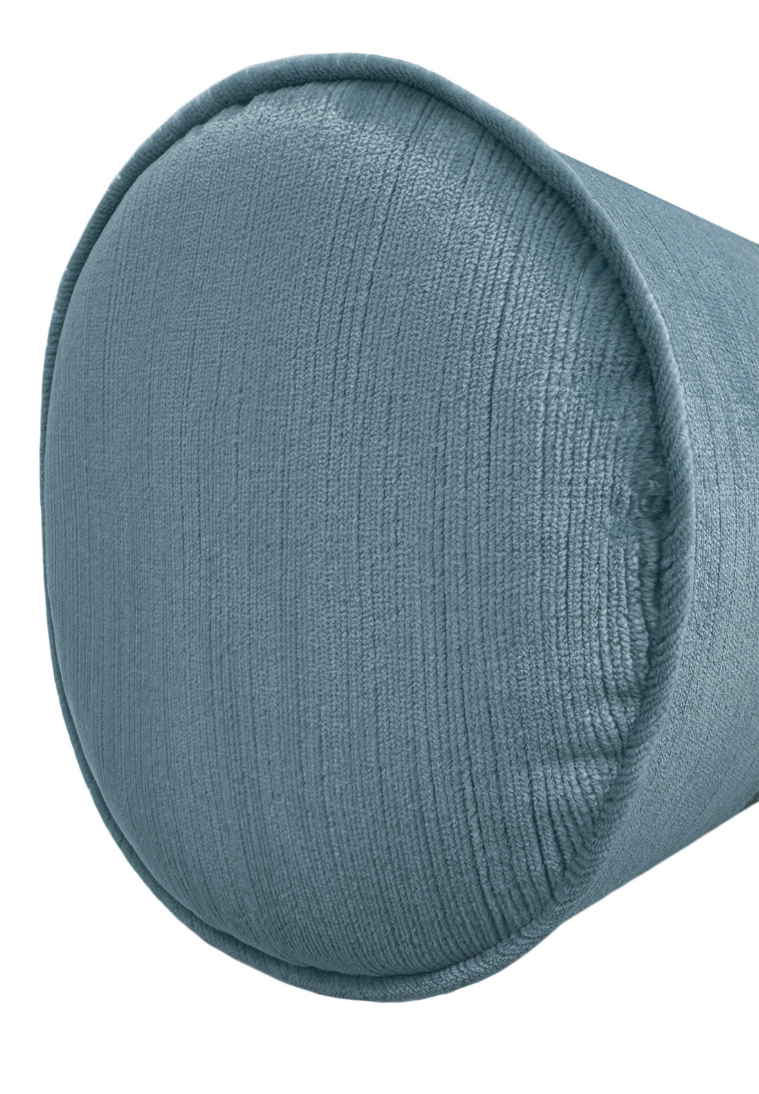 THE BOLSTER :: STRIE VELVET // CHAMBRAY + GREEK TRIM