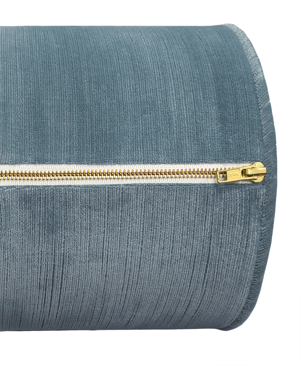 THE BOLSTER :: STRIE VELVET // CHAMBRAY