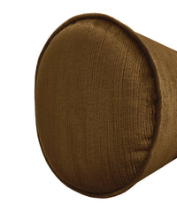 THE BOLSTER :: STRIE VELVET // CHESTNUT